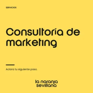 Portada de Consultoría de marketing de La Naranja Sevillana.