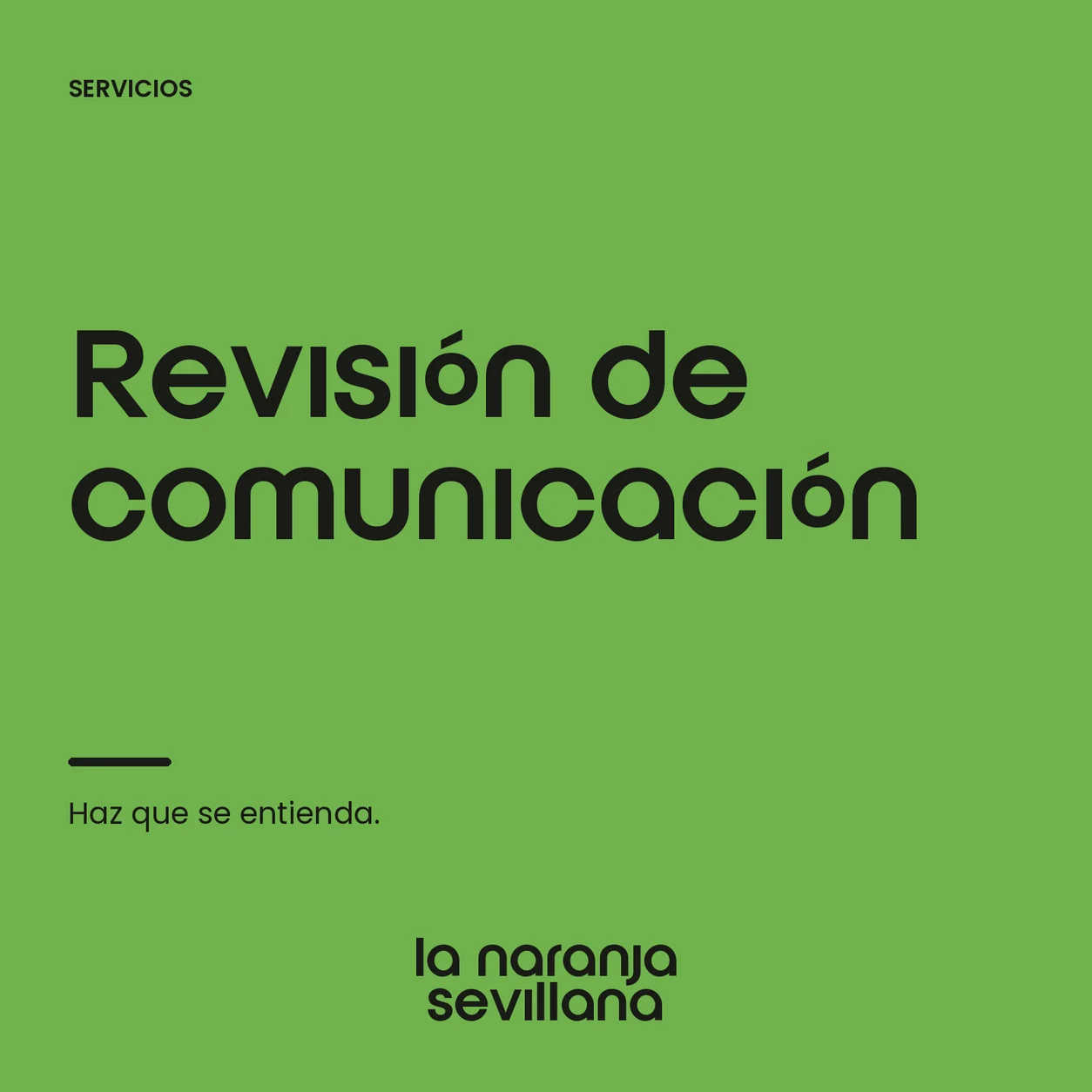 portada revisión de comunicación Portada de Revisión de comunicación de La Naranja Sevillana.